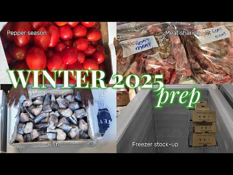 LIVING IN CANADA WINTER PREP 2025 MEAT SHARING BULK PEPPER STOCK UP