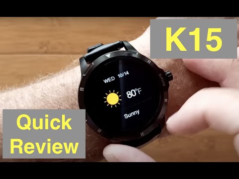 FINOW K15 Body Temperature Blood Pressure Health Fitness Smartwatch: Quick Overview