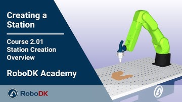Station Creation Overview - Course 2.01 - RoboDK Academy