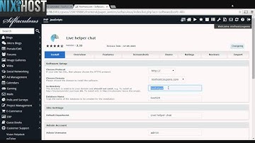 Installing Live Helper Chat with Softaculous in cPanel