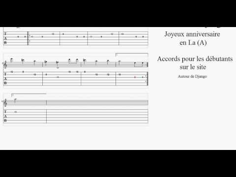 partition joyeux anniversaire guitare gratuite Joyeux Anniversaire Happy Birthday To You Partition partition joyeux anniversaire guitare gratuite
