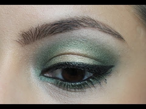 Tutorial: Maquiagem Verde e Dourado
