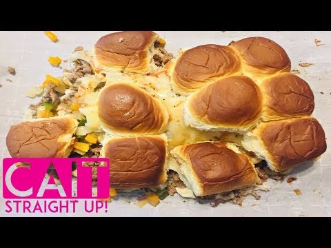 Pull Apart Philly Cheesesteak Recipe With Kings Hawaiian | Cait Straight Up