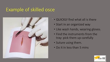 OSCE : INTRODUCTION: Part 3(SKILLED OSCE)(ORE PART 2)