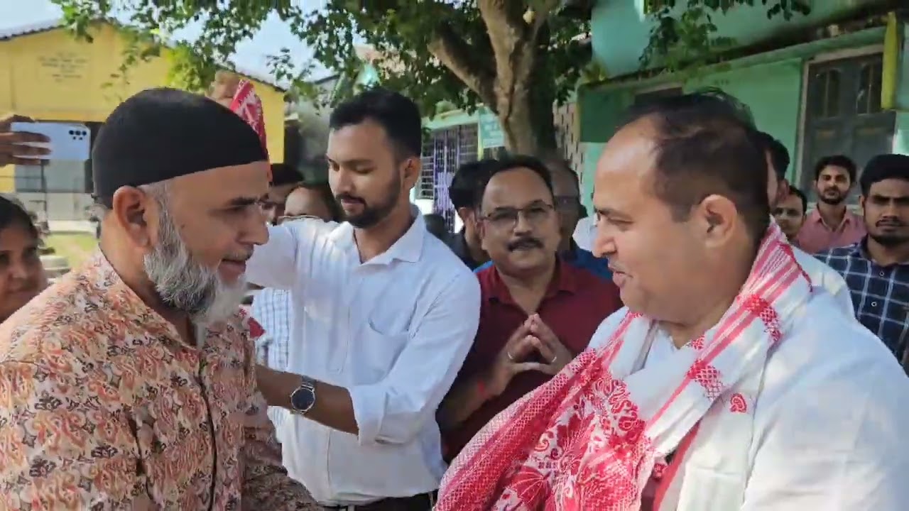 South salmara mankachar district MLA AMINUL ISLAM ADVOCATE so  met this poltics man