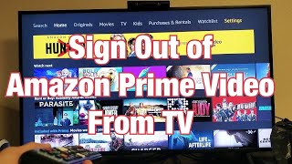 How to Sign Out of Amazon Prime Video App from Smart TV screenshot 4