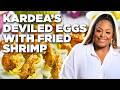 Kardea Brown's Deviled Eggs with Fried Shrimp 🥚🍤 | Delicious Miss Brown | Food Network