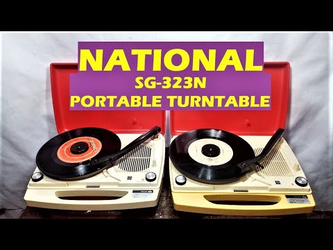 National SG-323N Portable Turntable - YouTube National SG-323N Portable Turntable - YouTube
