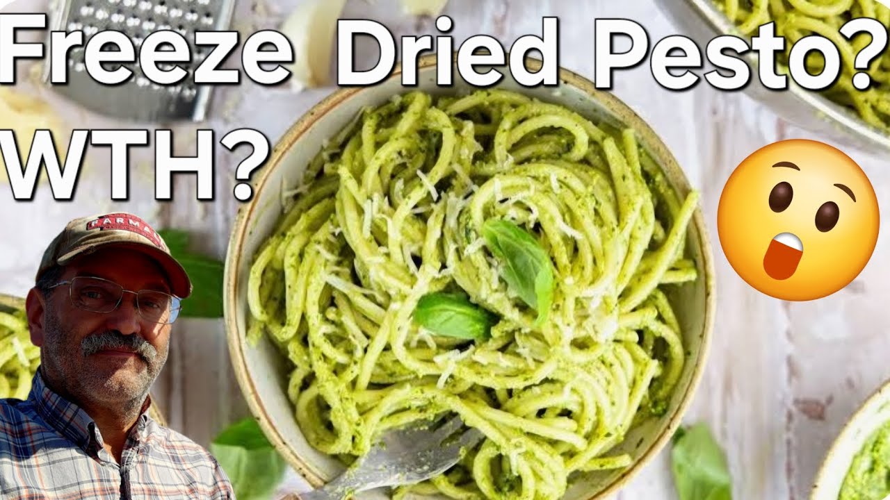 Домашняя паста с песто с нуля | Рецепт пасты из свежей манной крупы с песто из огородного базилика