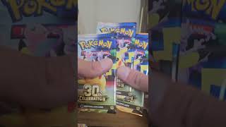 Opening 3 Pokemon 30th Celebration Poster Collection Boxes