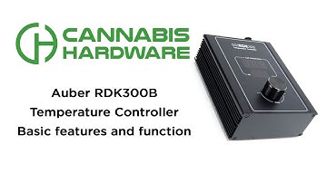 Flowerpot - Auber RDK 300B Temperature Controller Basic Features and Function