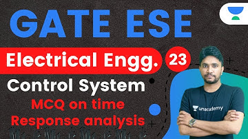 2:00 PM - GATE ESE 2021 | Electrical Engg by Khemendra Sir | MCQ on Time Response Analysis