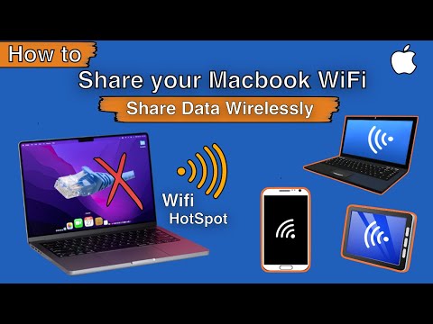 How to Share your Macbook Pro Wifi with Others without Ethernet Cable | Wifi Internet Sharing on Mac