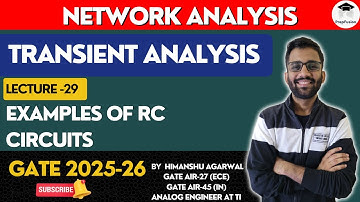 Examples of RC Circuits || Network Analysis || GATE 2025-26 || PrepFusion