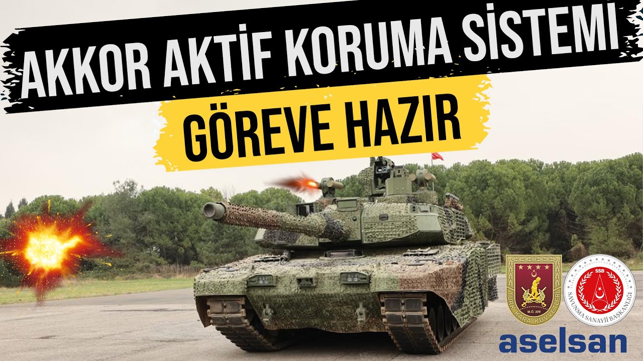 Yeni Altay Tankı 'nın Akkor Aktif Koruma Sistemi Göreve Hazır 🚀💥