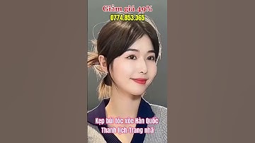 Kẹp búi tóc xòe Hàn Quốc 5 #lamdep