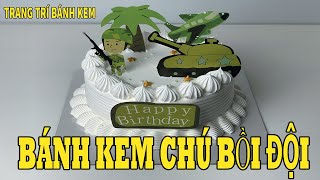 Trang Trí Bánh Kem :How to make police cake - 4K Video Quality