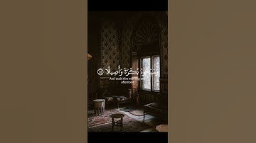 سورة الأحزاب صفحه 423 ايه 41 الشبخ ياسر الدوسري❤️