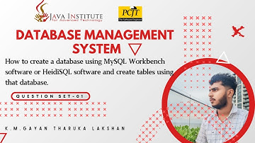How to create a database using HeidiSQL software and create tables using that database.