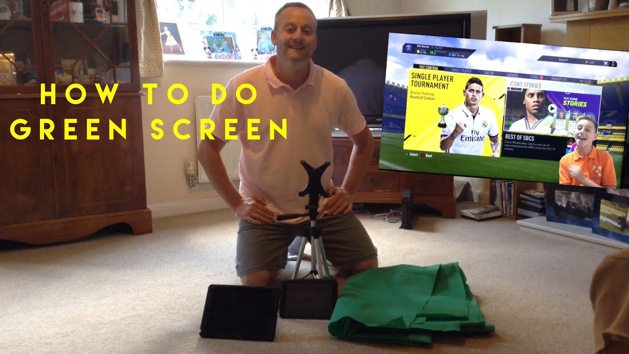 How to Make and Edit Green Screen YouTube Videos using only 2 IPads, £5 ...