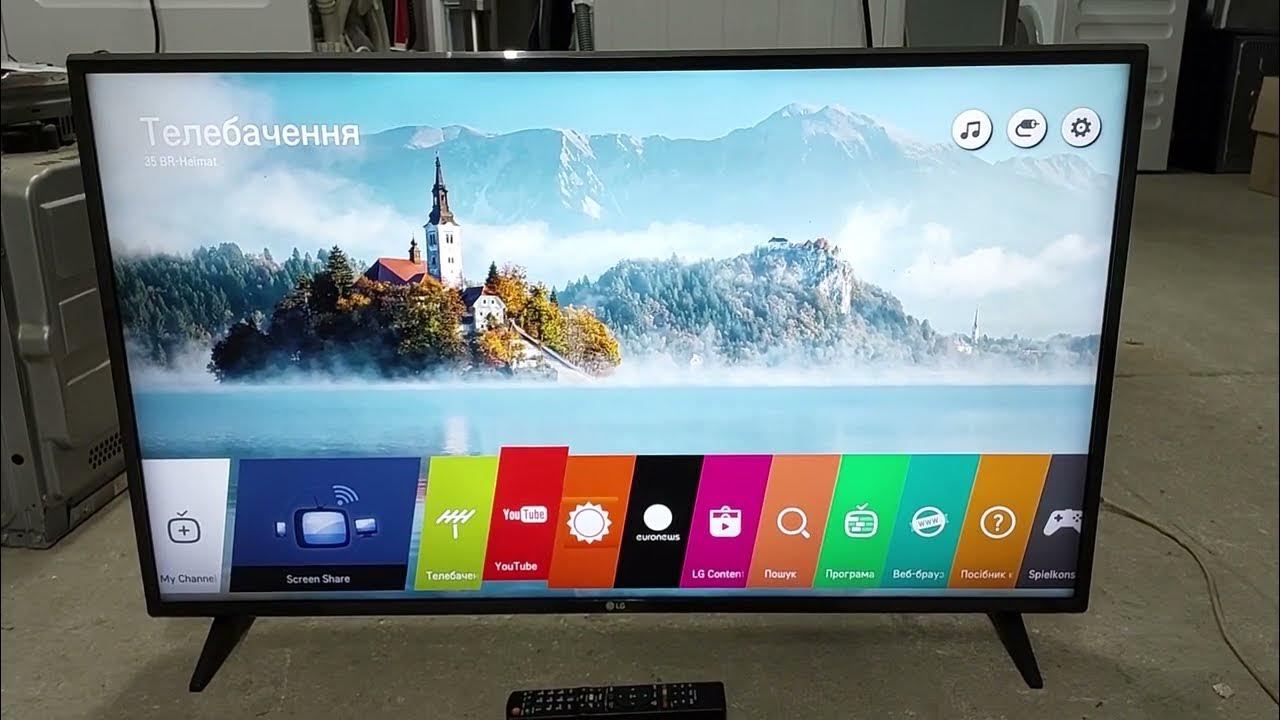 Смарт телевизор 43 дюйма LG 43UJ6309 4K Ultra HD Wi-Fi Smart TV - YouTube