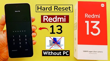 How to Hard Reset Redmi 13 HyperOS Remove Pattern/Pin/Password | Without PC
