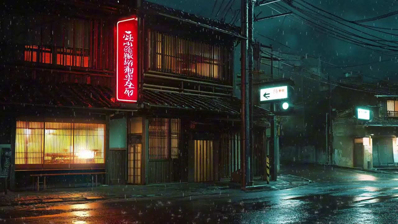 Soft Rain in Tokyo 🌧️ Mellow Lofi Beats for Sleep & Stress-Free Nights