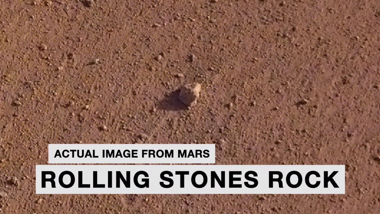 NASA Names “Rolling Stones Rock” on Mars