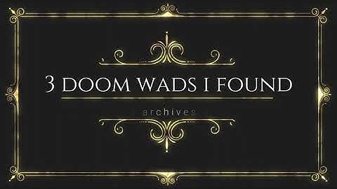 3 random doom wads i found on Idgames Archives #5 (finally)