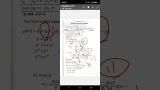 Taylor’s Series Method