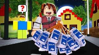 NÃO VAI MAIS FALTAR LEITE EM CASA (Roblox Be a Dad and get Milk Simulator • Parte 2)