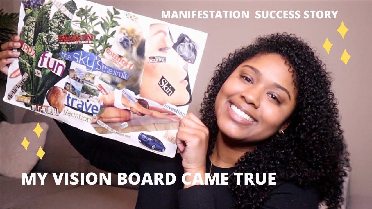 MANIFESTATION SUCCESS STORY - MY VISION BOARD CAME TRUE - YouTube