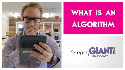 What is an Algorithm?