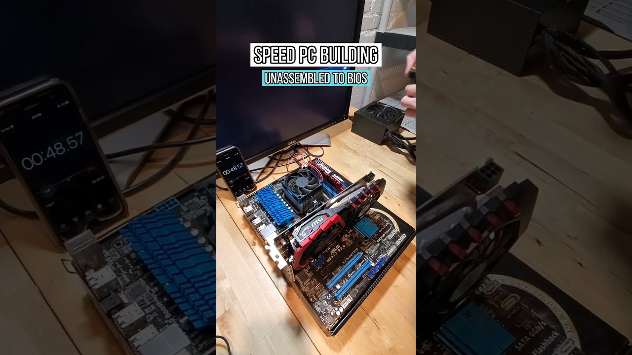 speed PC building timelapse 