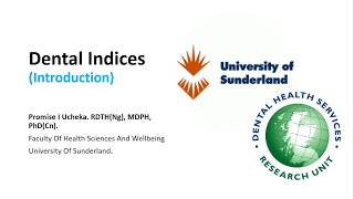 Dental Indices by Dr Promise I Ucheka RDTH, MDPH, PhD