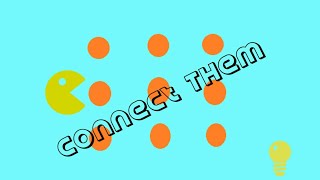 9 dots problem  How to connect 9 dots with 3 Lines Impossible puzzle solved! screenshot 4