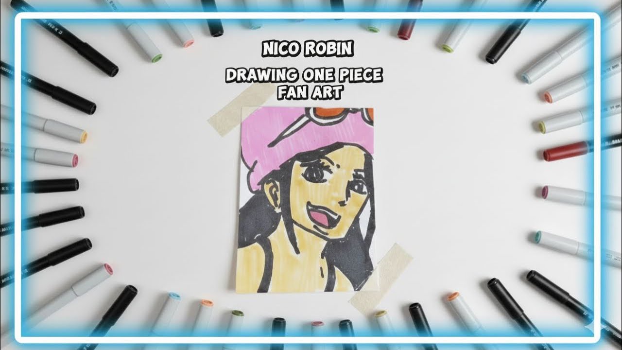 Рисунок Нико Робин (фанатский рисунок)