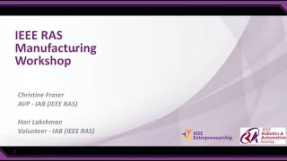 IEEE RAS Manufacturing Workshop screenshot 1