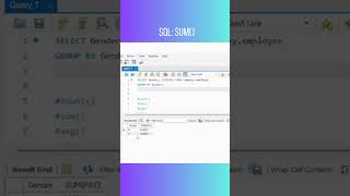 How to use SUM function in #SQL
