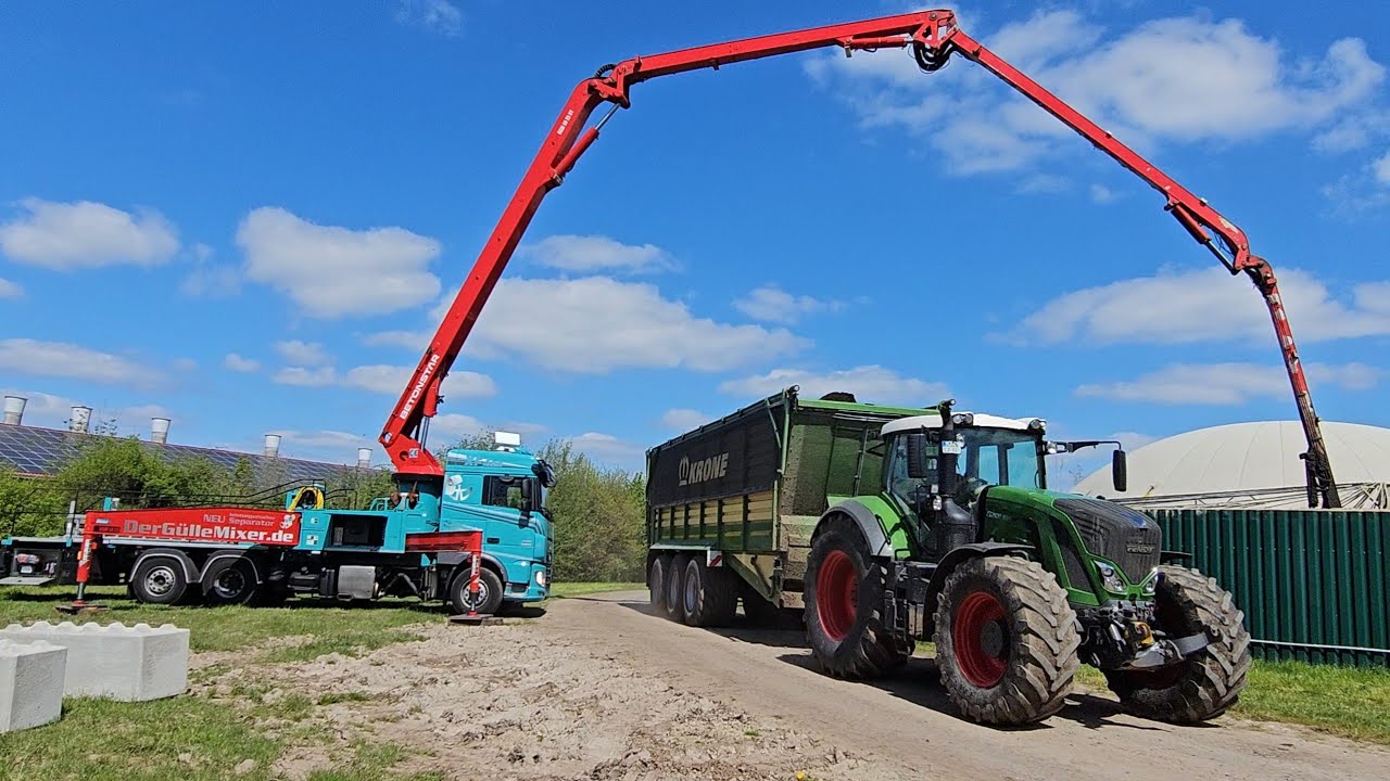 Großeinsatz für den Güllemixer und den Gülleseperator! in der BGA Röblingen bei Asendorf extended!
