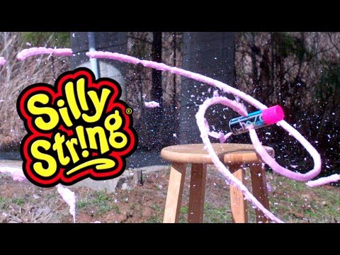 What happens when you SHOOT a can of Silly String? - KEN HERON