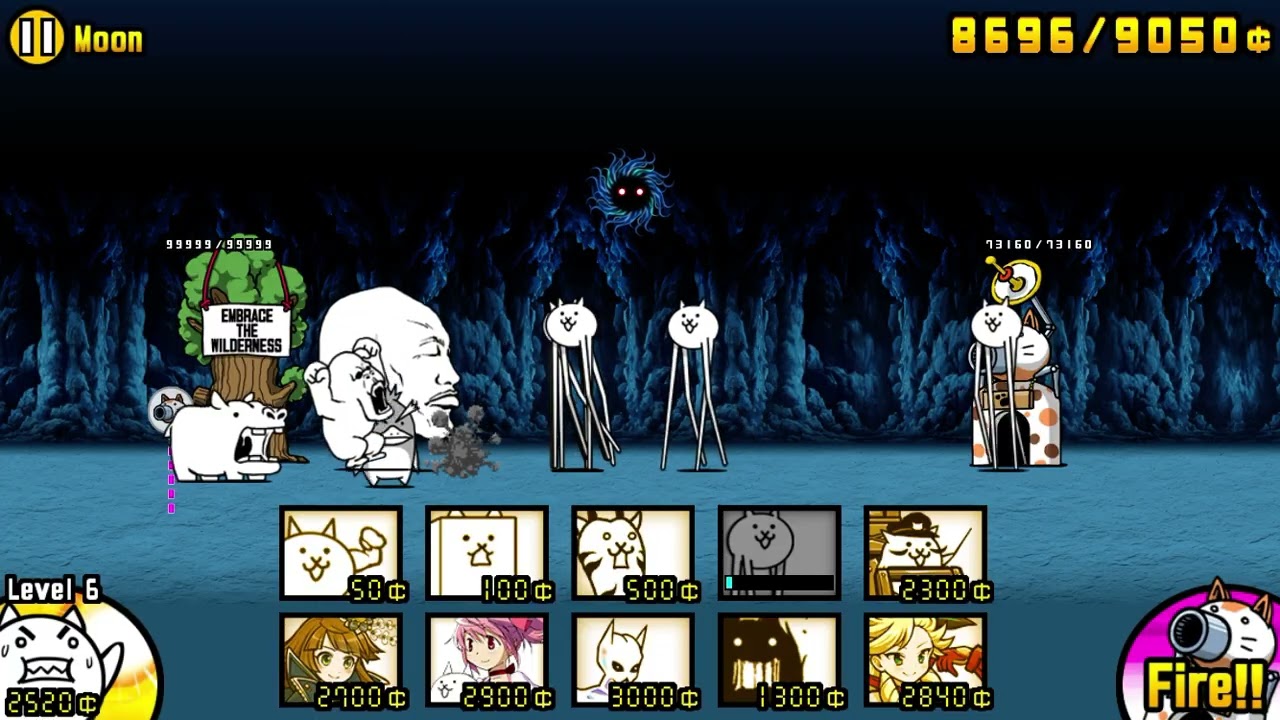 I beat chapter one moon (gross cat only)