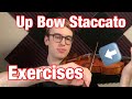 Violin Up Bow Staccato Exercises - How To Play Up Bow Staccato On The Violin -  Violin Tutorial