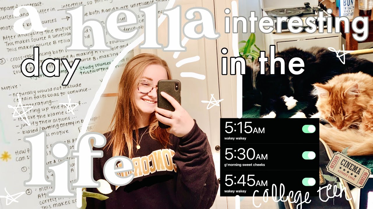 a hella interesting day in the life *college in high school babyyy*