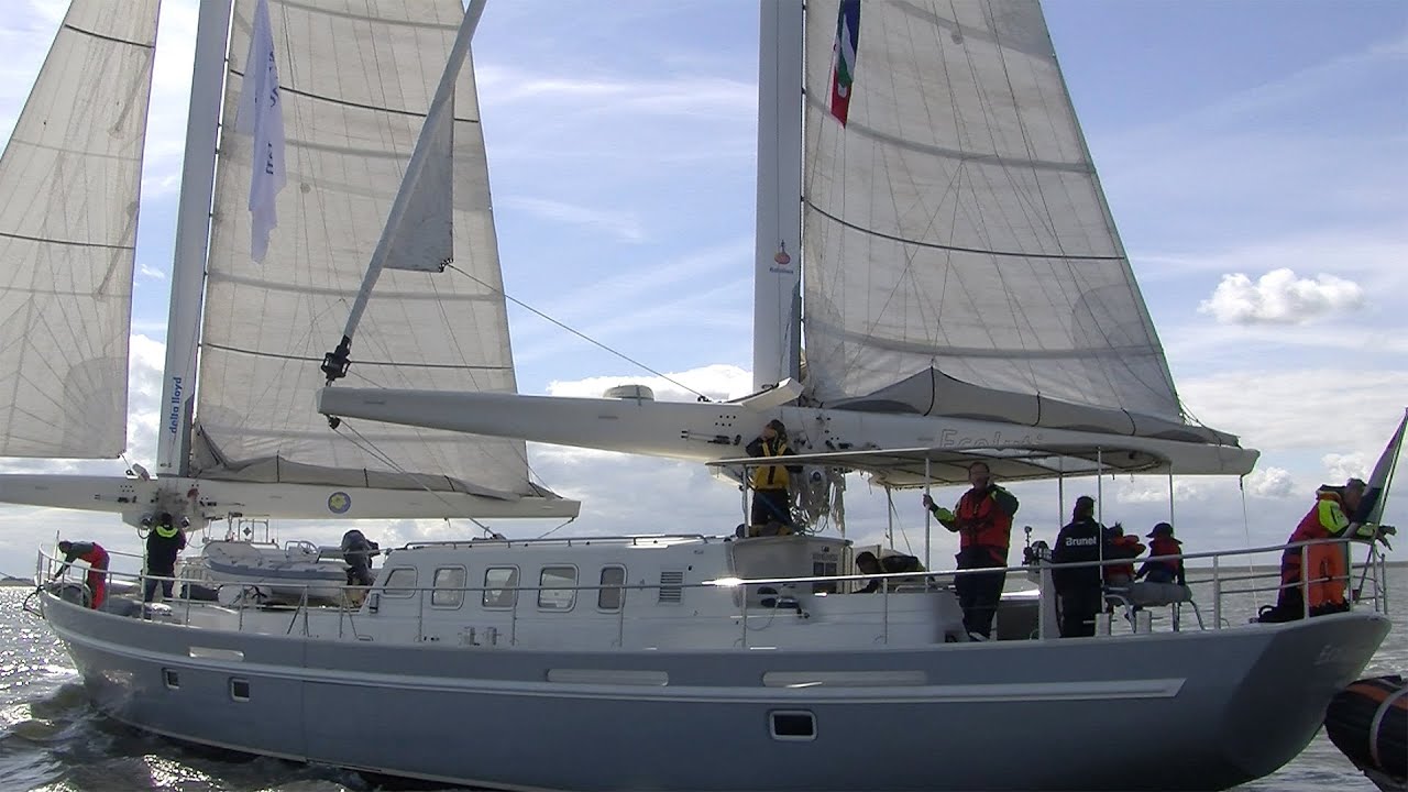 GPTV: Aankomst Ecolution Wubbo Ockels in Lauwersoog