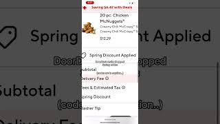 POV: I tried a DoorDash code and IT ACTUALLY WORKED #doordash