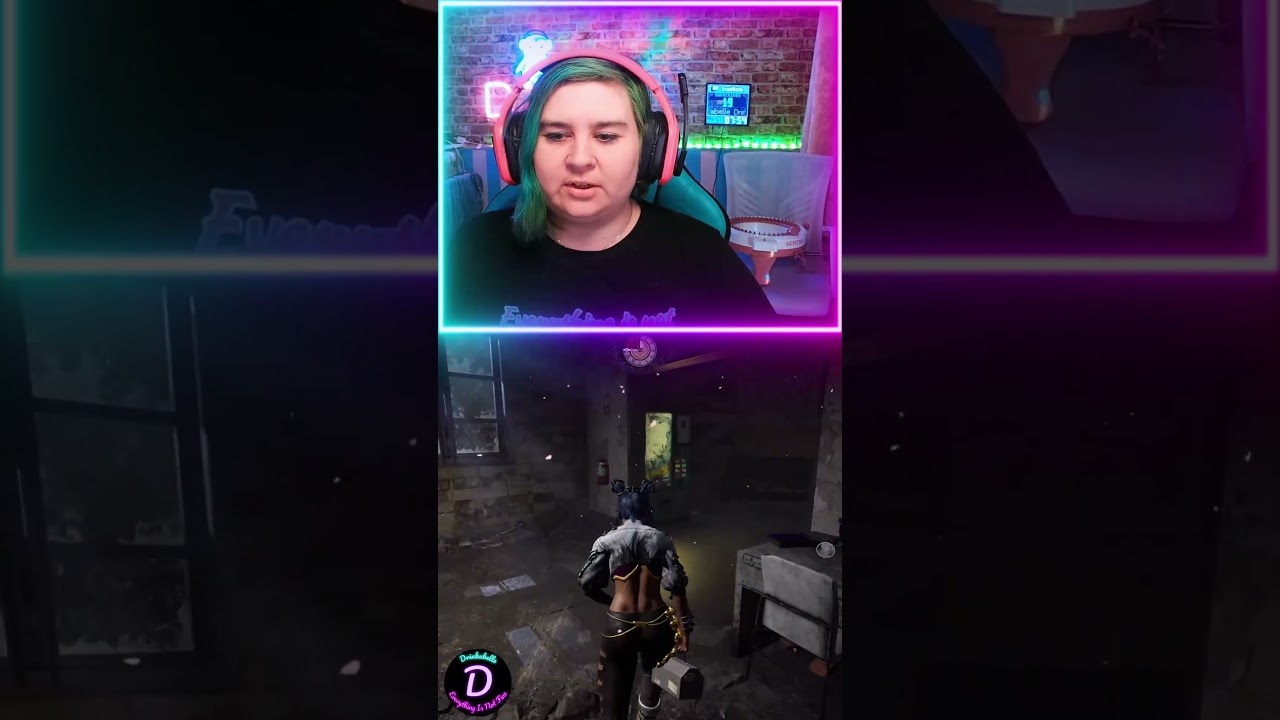 People panic during a chase, we start a karaoke session 🎤 #deadbydaylight #funnygaming #dbdclips