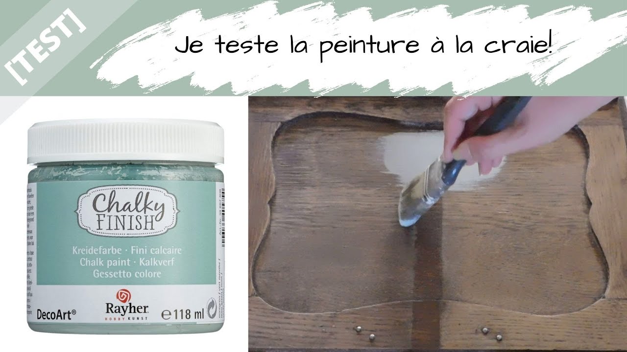 [TEST] Je teste LA PEINTURE A LA CRAIE sur différents supports!