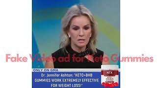 Dr Jennifer Ashton Keto Gummies Scam Ad for Weight Loss