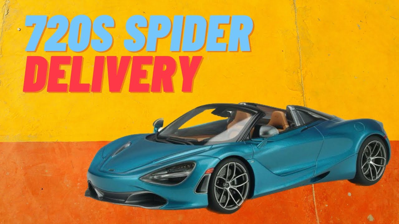Delivery of my McLaren 720S Spider - CSR2 - Silver Crate